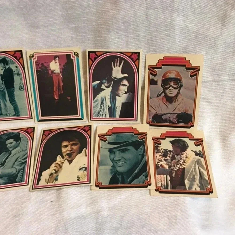 Vintage Elvis Presley Cards Collection 1978 10 cards Lot